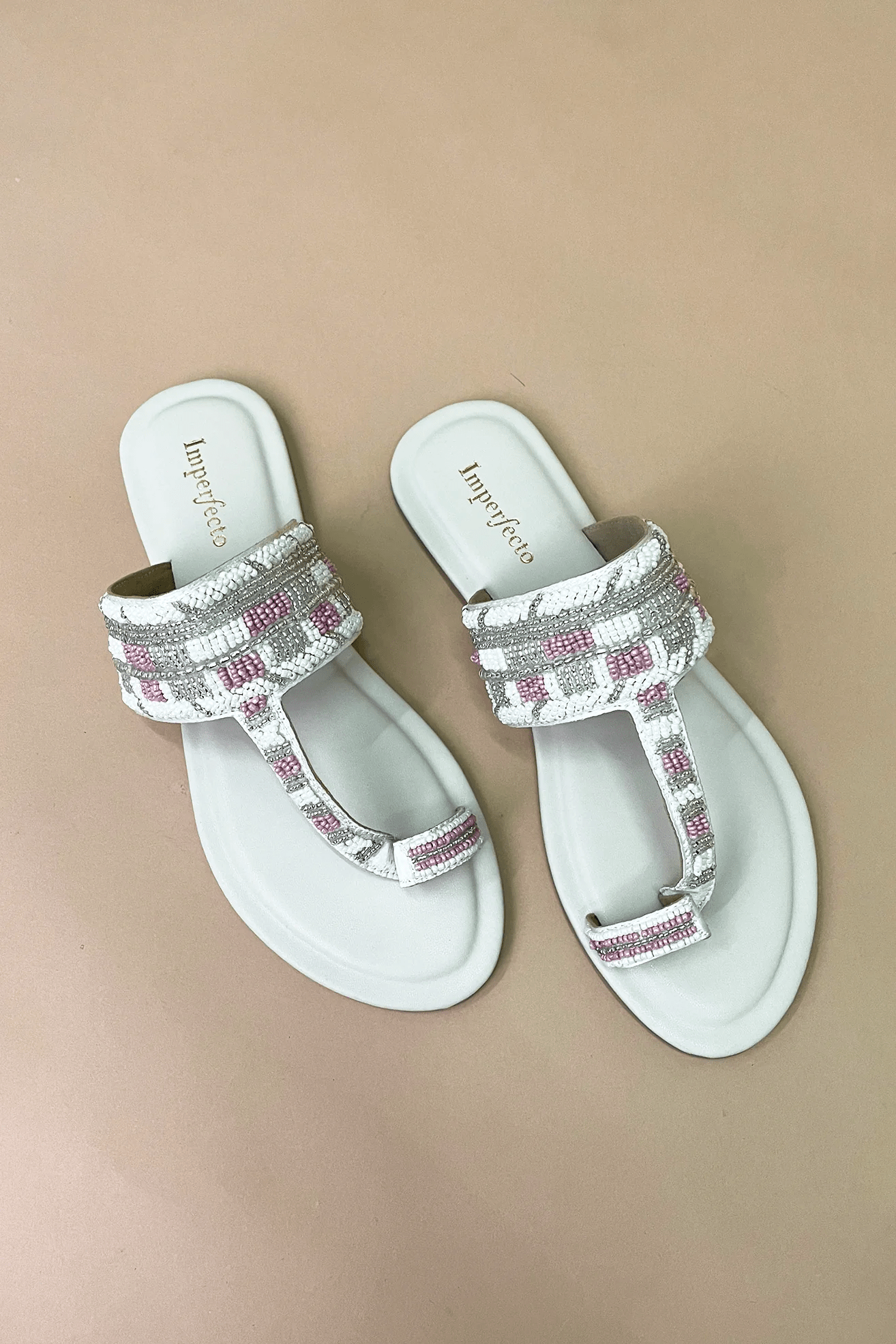 Rose Kolhapuri Flats-Imperfecto USA