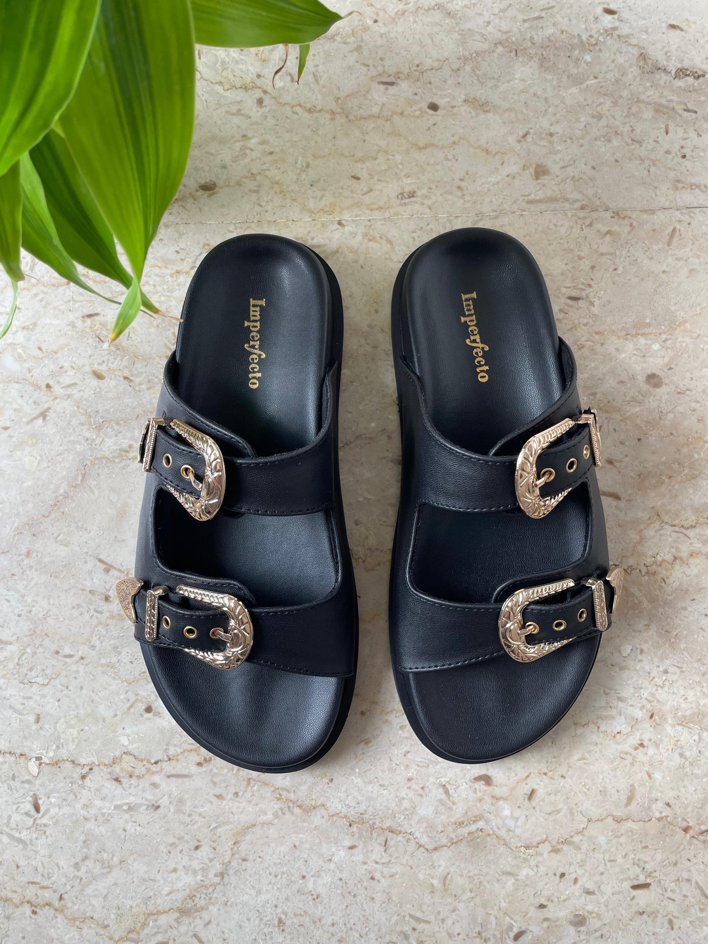 Taylor Swift Sandals - Gold Buckle