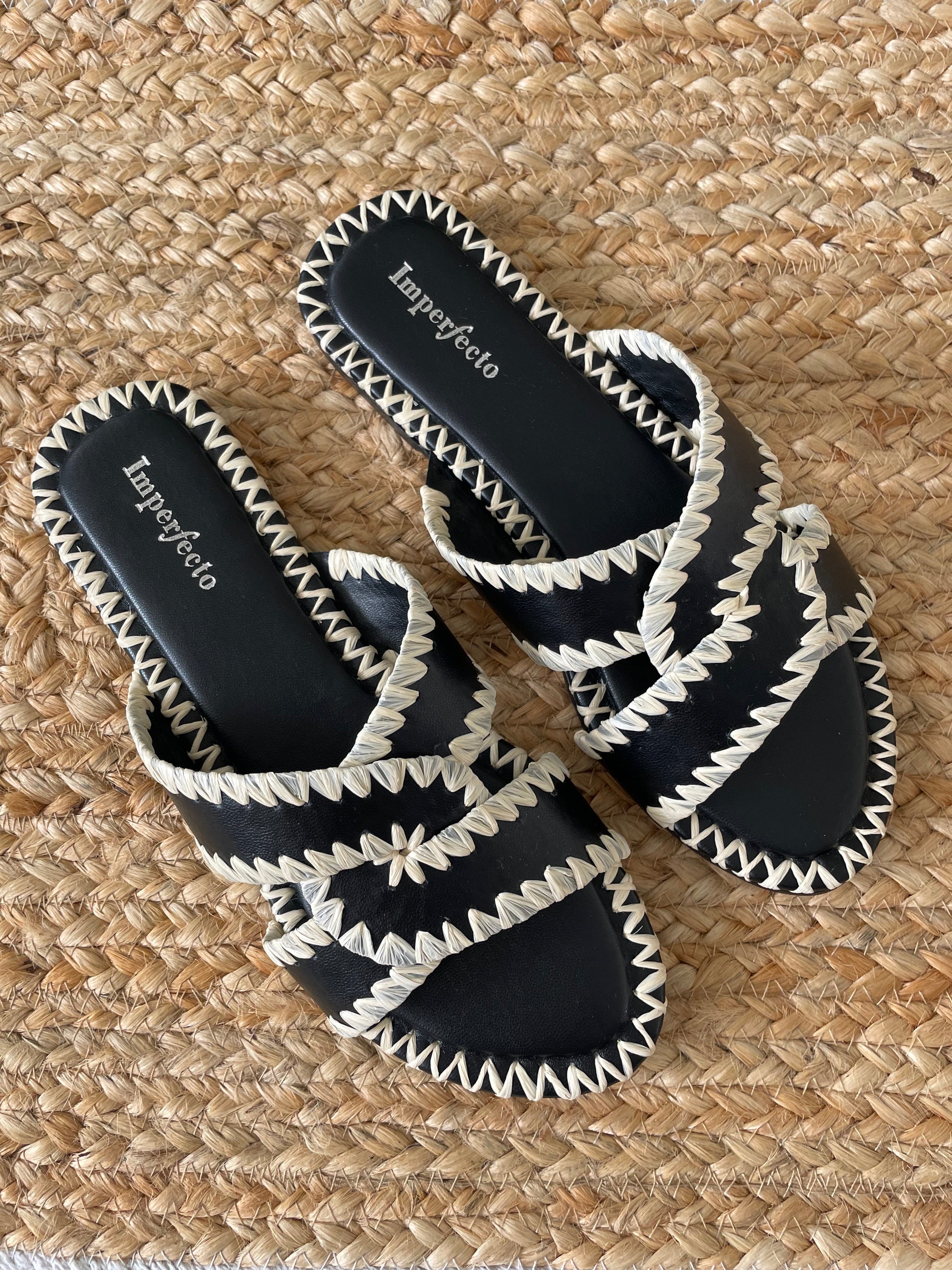 Maria Raffia Breeze Sandals(Made to order)-Imperfecto USA