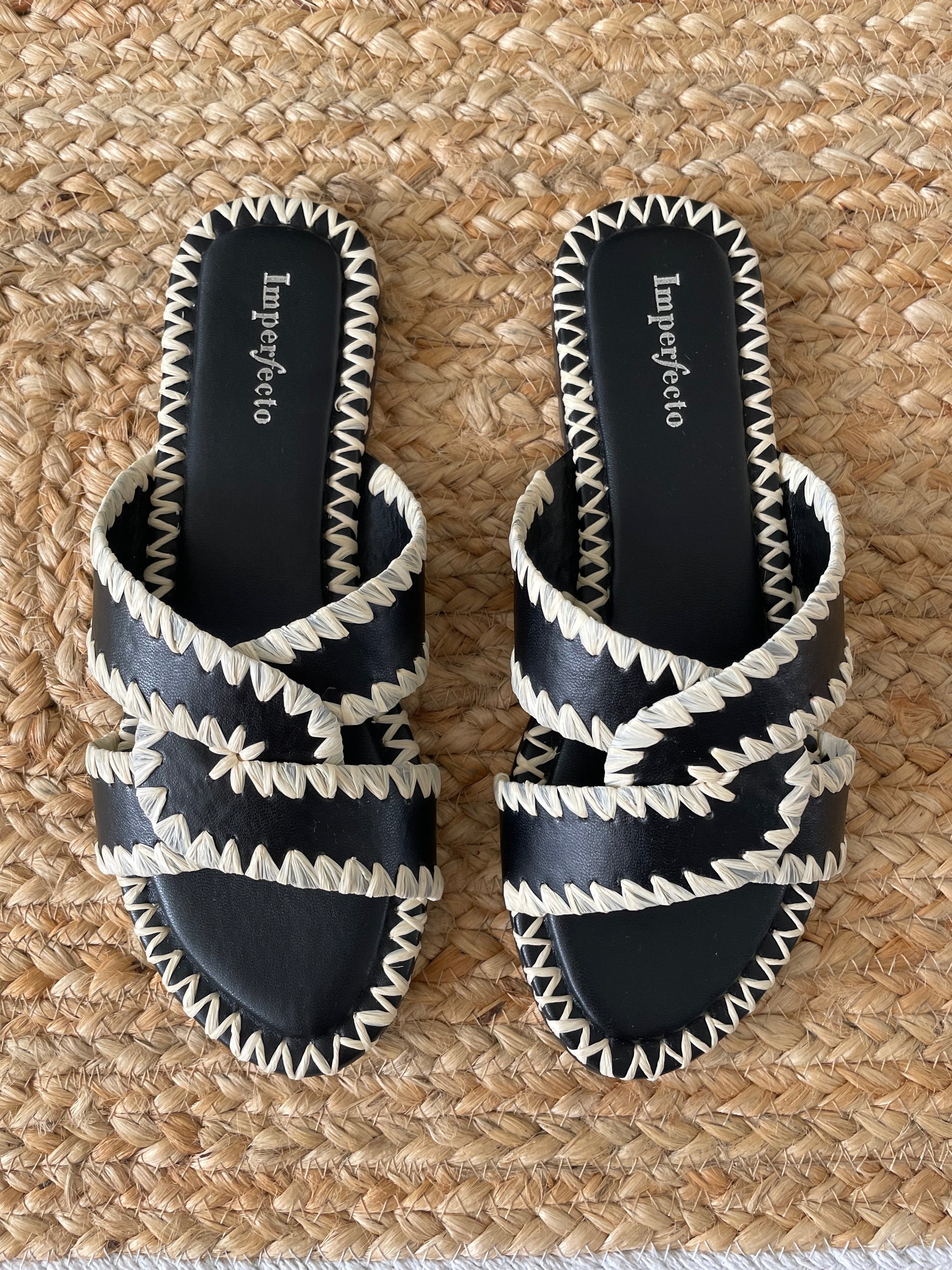 Maria Raffia Breeze Sandals(Made to order)-Imperfecto USA