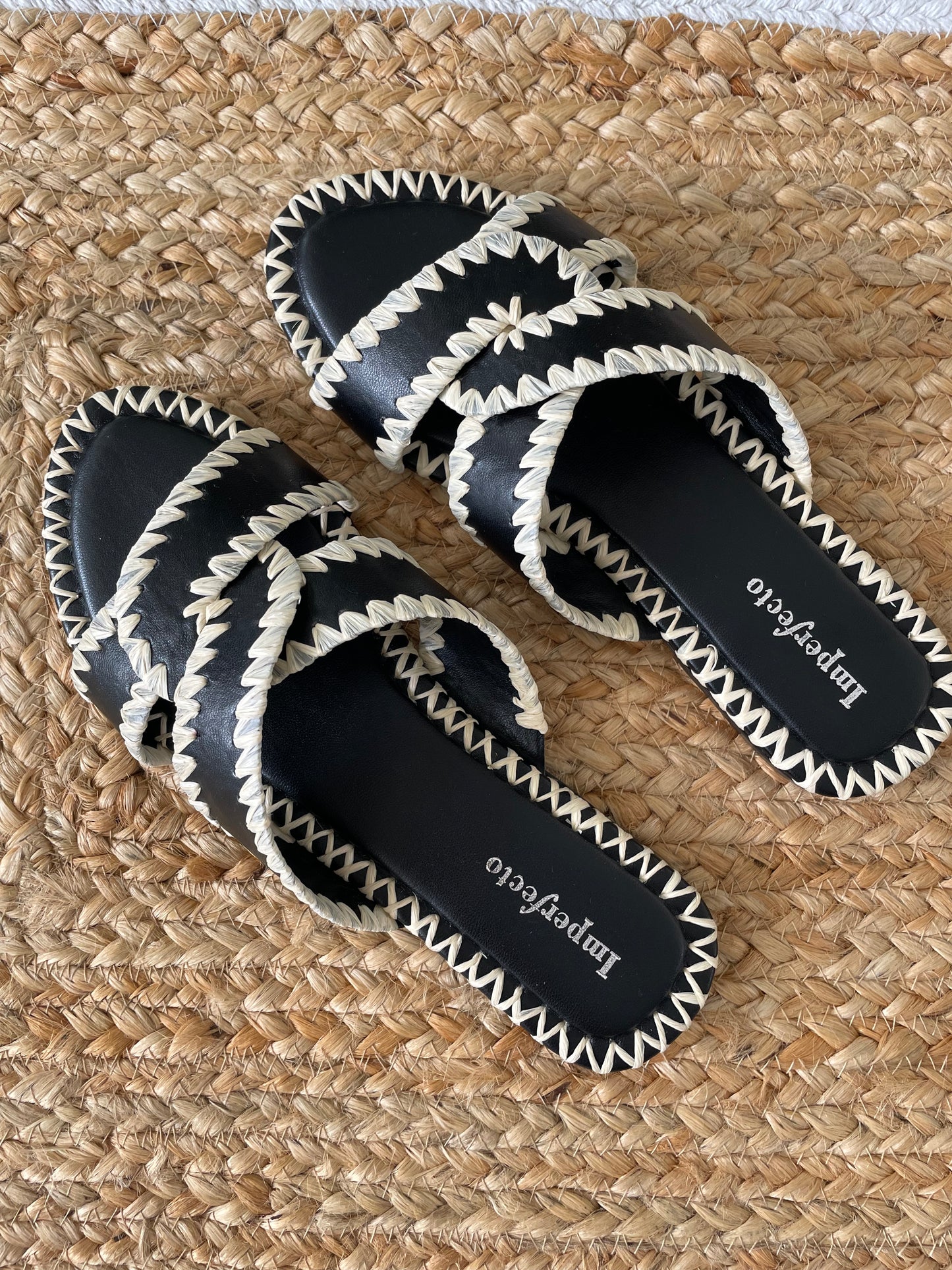 Maria Raffia Breeze Sandals(Made to order)-Imperfecto USA