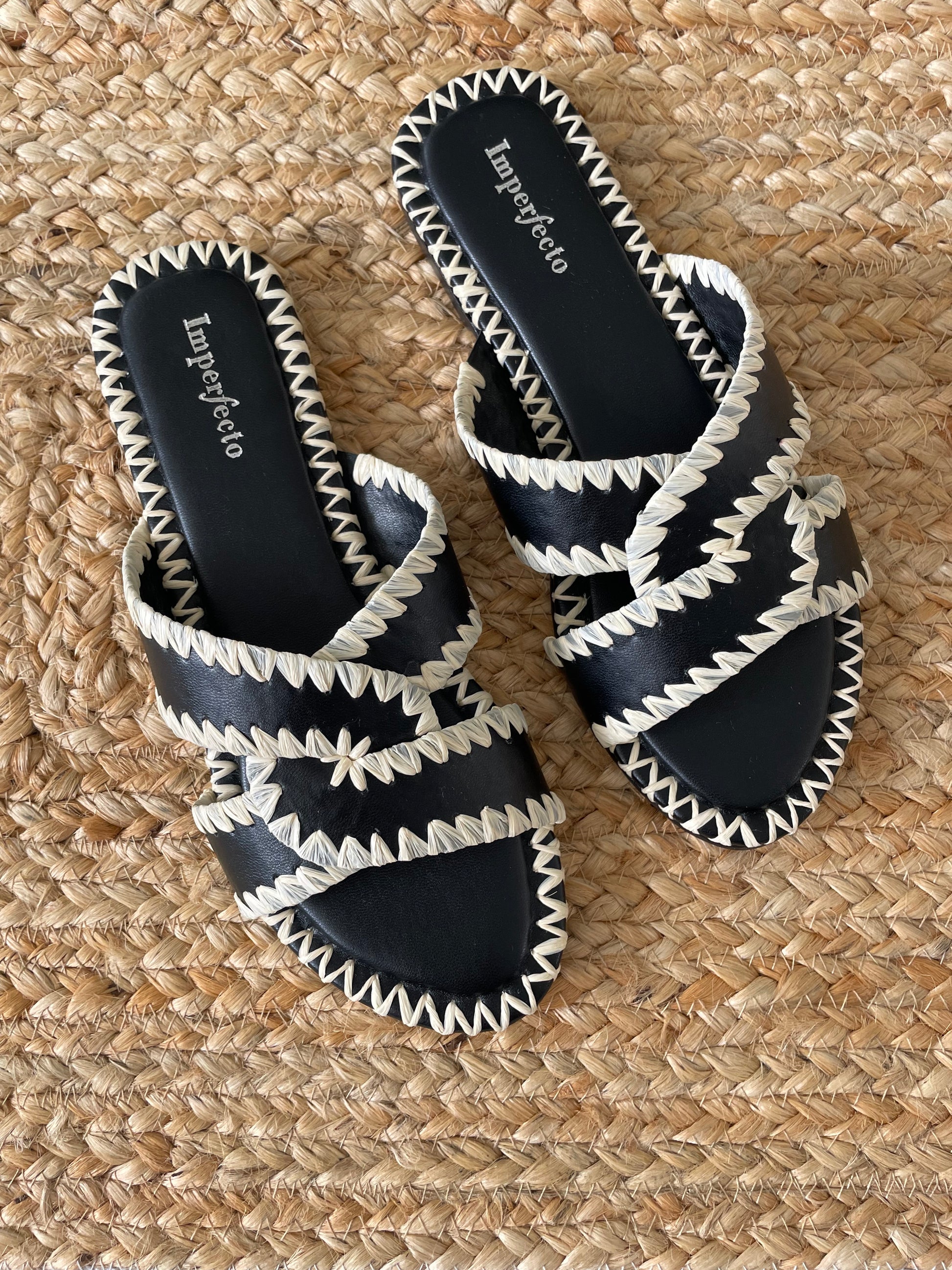 Maria Raffia Breeze Sandals(Made to order)-Imperfecto USA