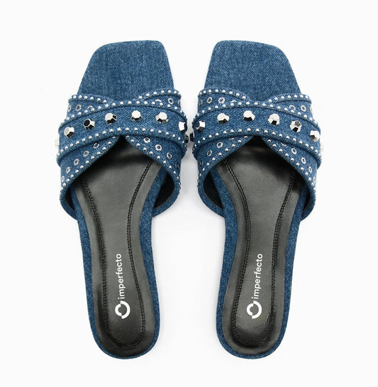 Very Own Denim Sliders-Imperfecto USA