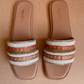 Coral Crush Embroidered Sandals-Imperfecto USA