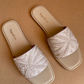 Ivory Dust Embroidery Sandals-Imperfecto USA