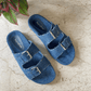 Sara Denim Sandals-Imperfecto USA