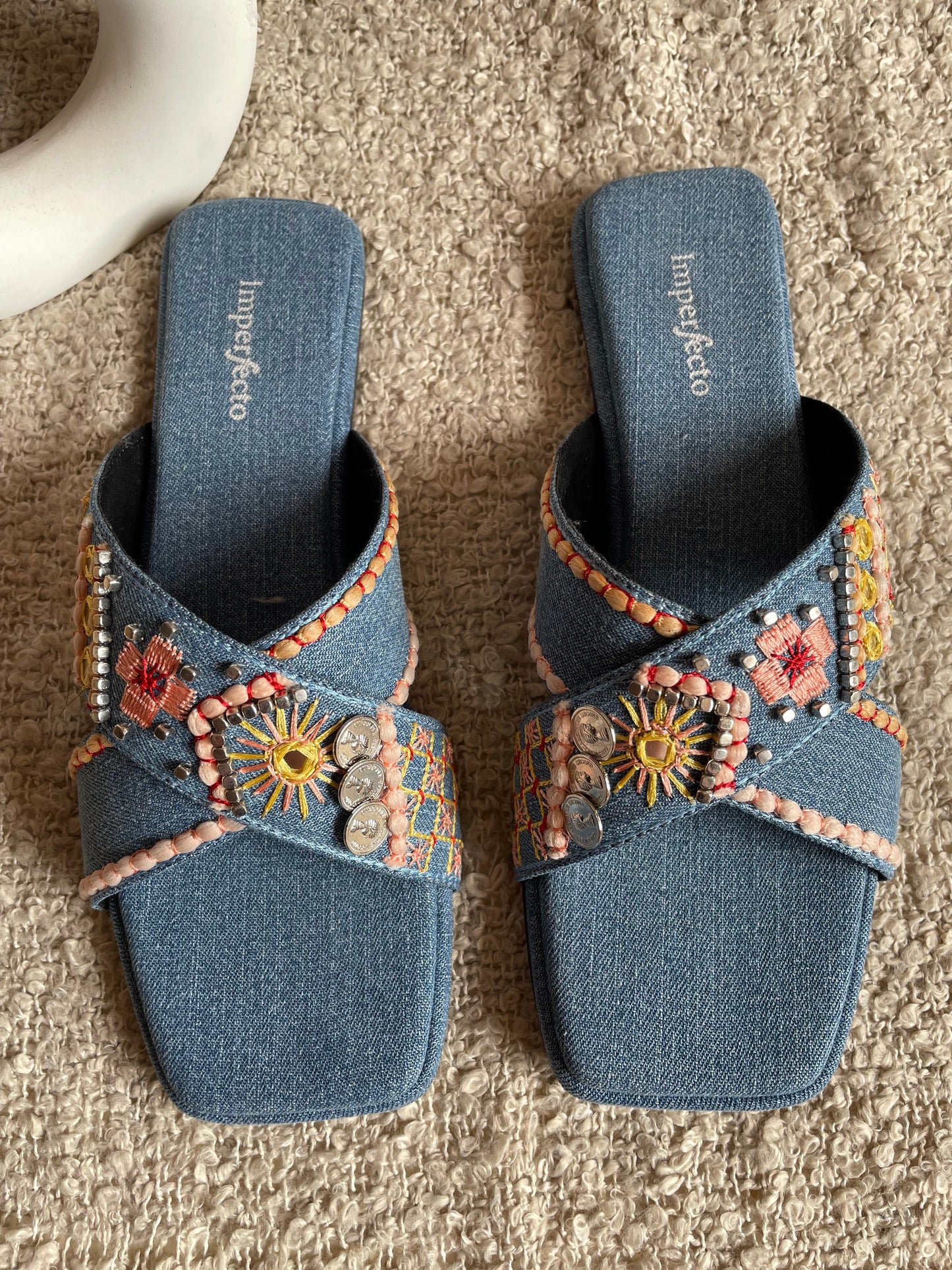 Denim Dream Sandals-Imperfecto USA