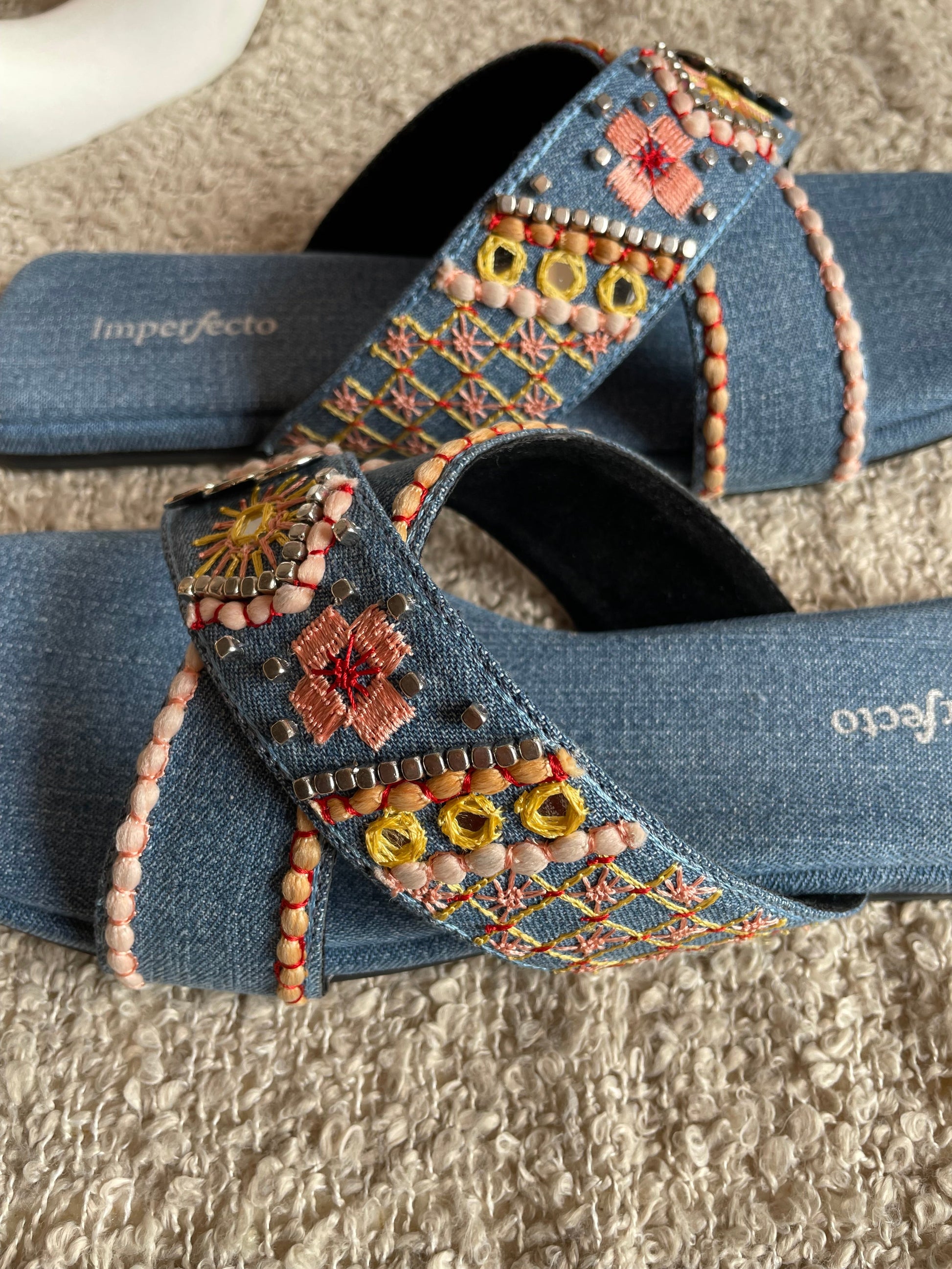 Denim Dream Sandals-Imperfecto USA