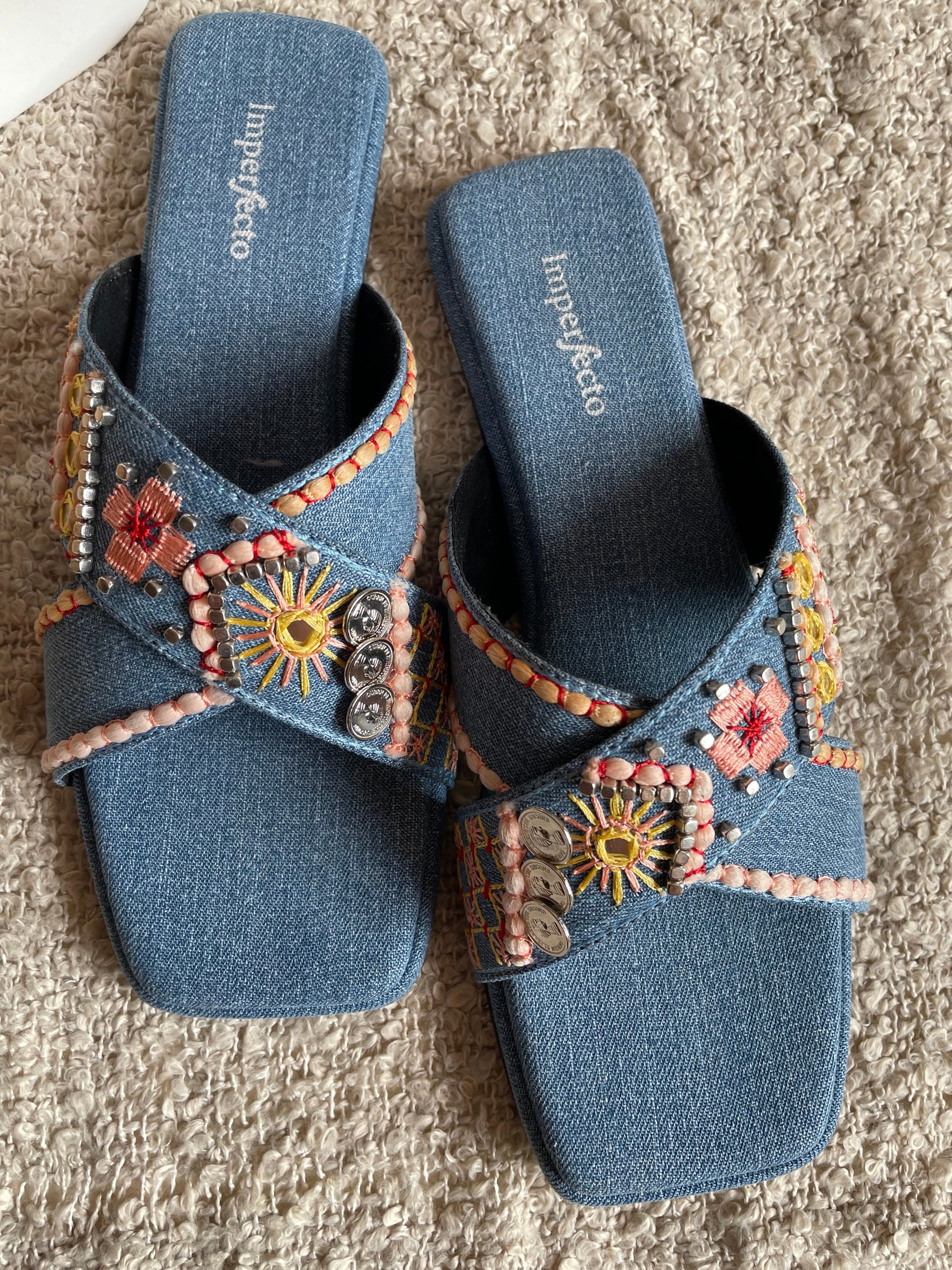 Denim Dream Sandals-Imperfecto USA