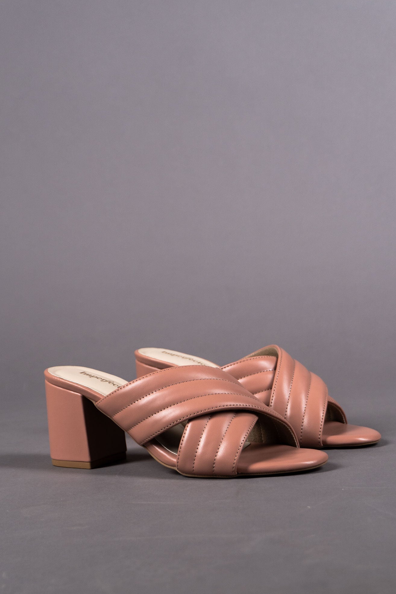 Criss Cross Blush Heels-Imperfecto USA