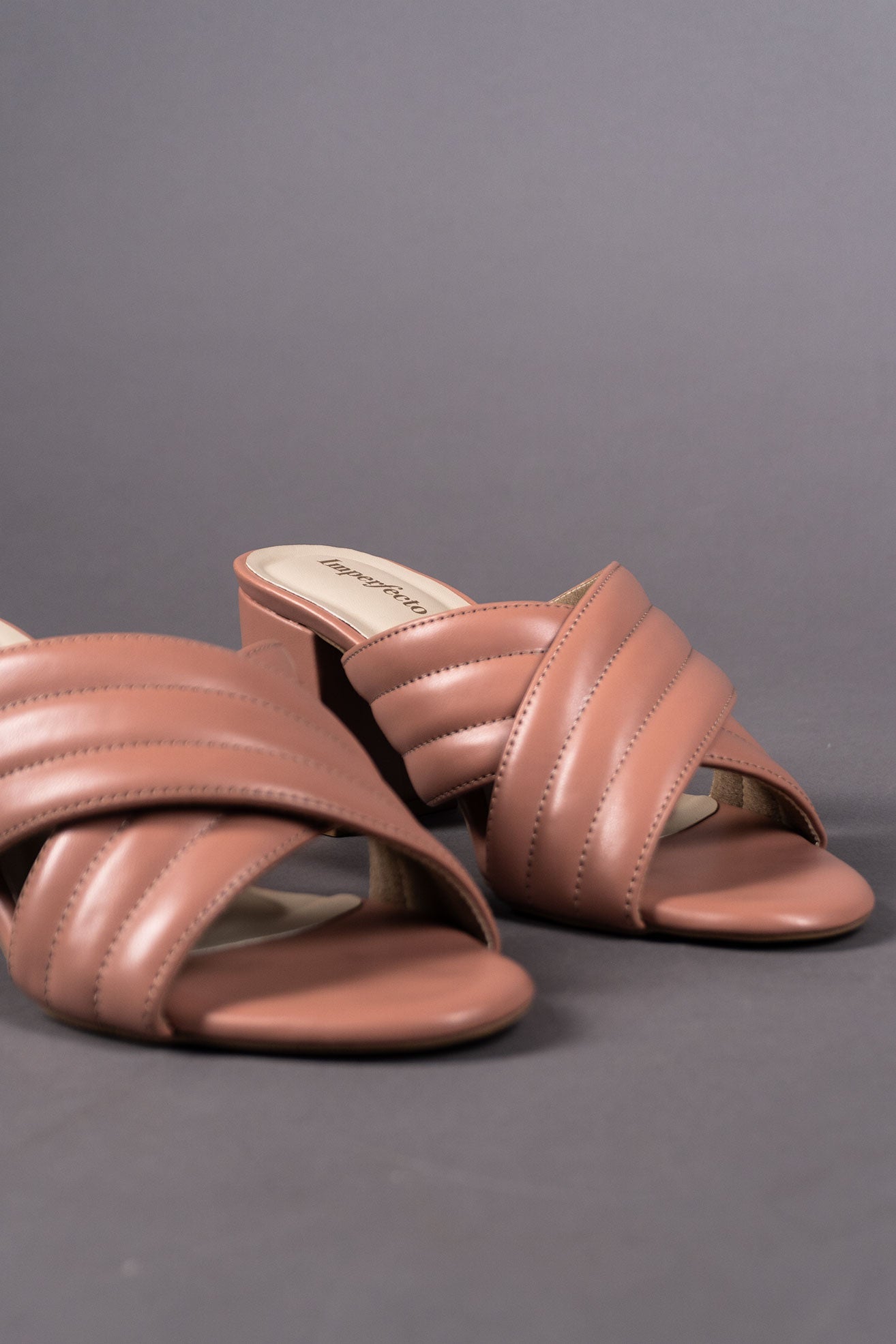 Criss Cross Blush Heels-Imperfecto USA