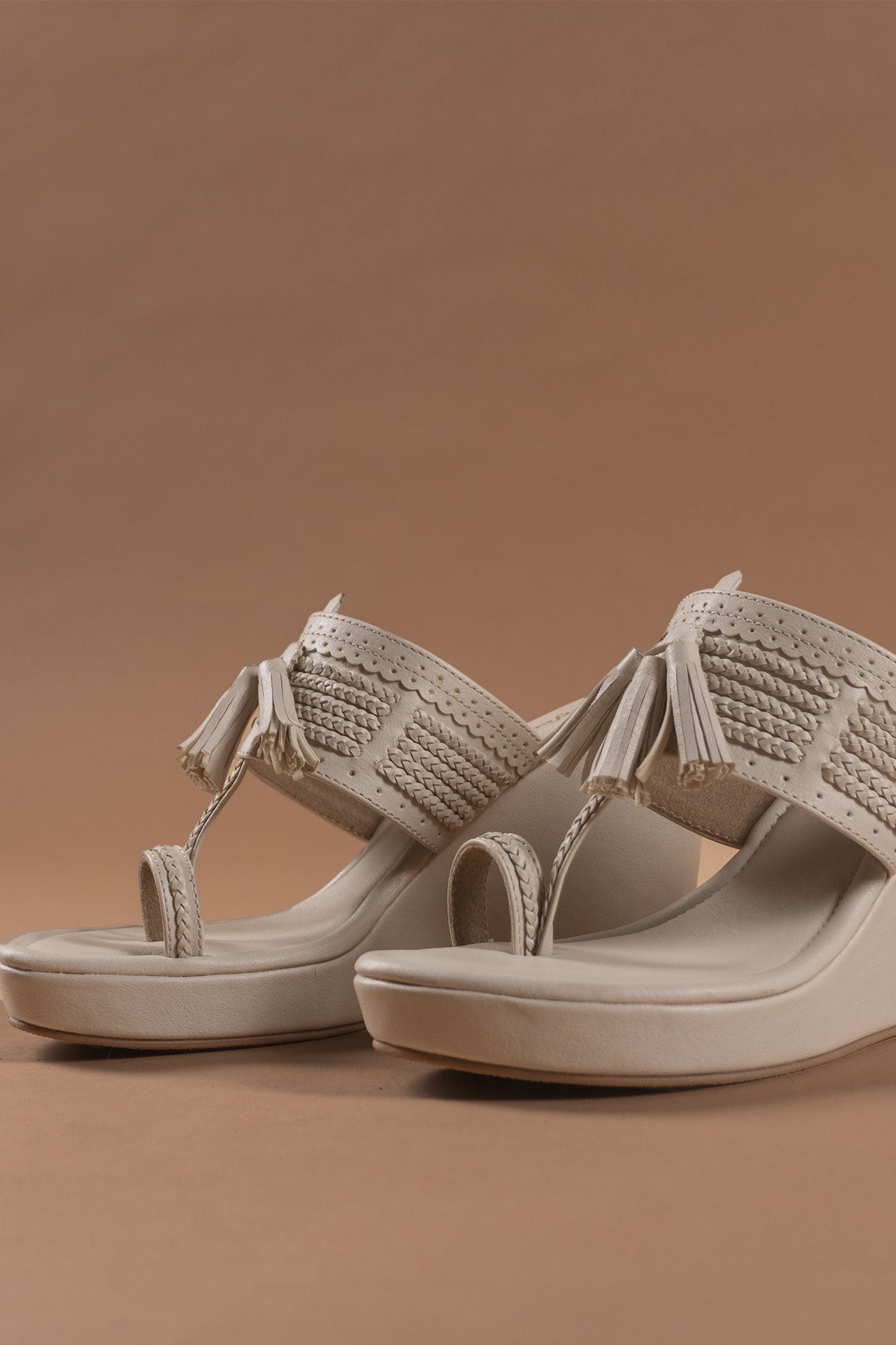 Ivory Kolhapuri Wedge-Imperfecto USA