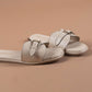 Ivory Chic Buckle Sandals-Imperfecto USA