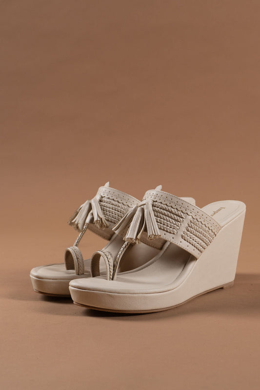 Ivory Kolhapuri Wedge-Imperfecto USA