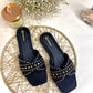 Denim Sliders - Now In Black-Imperfecto USA