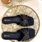 Denim Sliders - Now In Black-Imperfecto USA