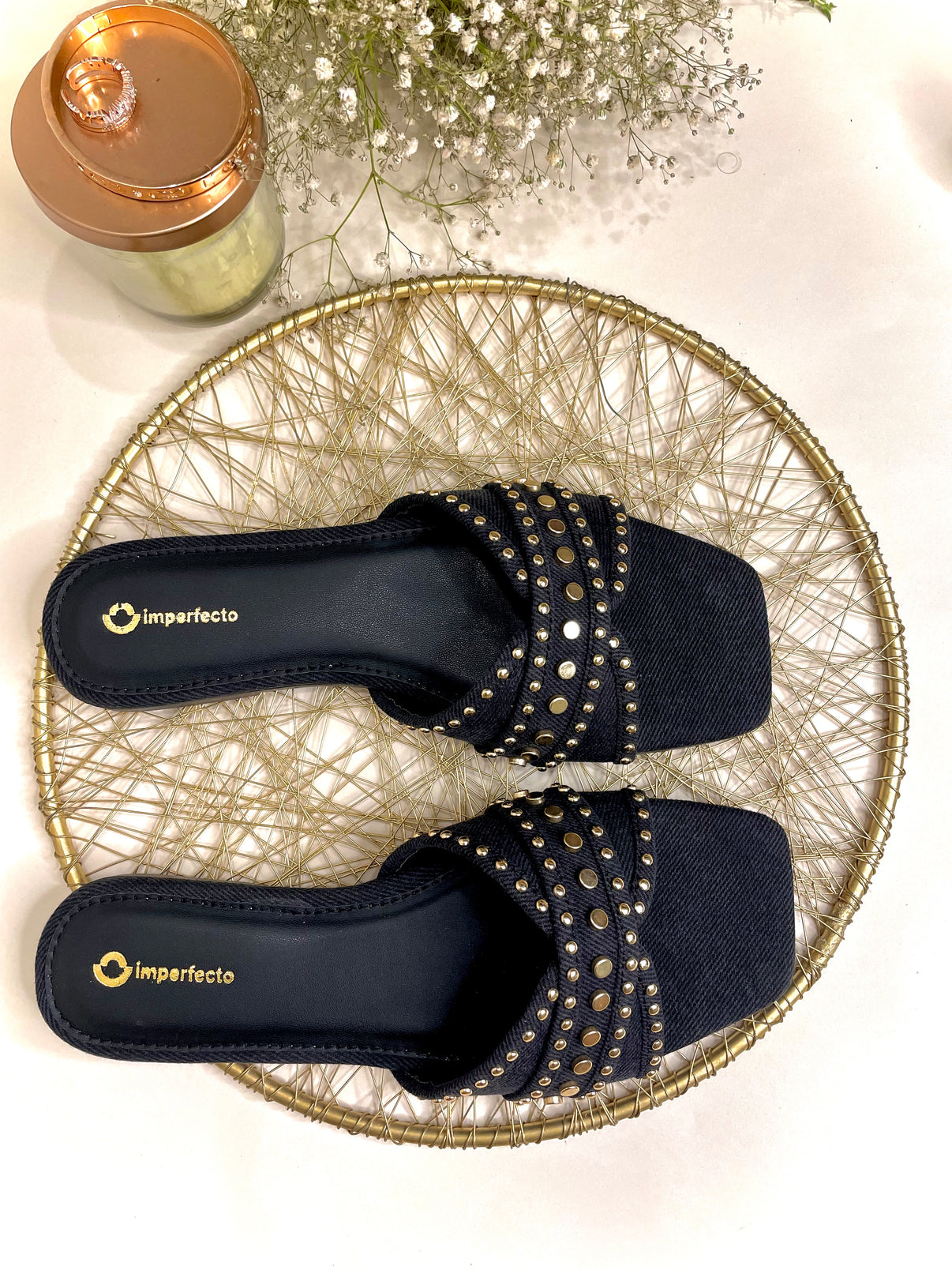 Very Own Denim Sliders-Imperfecto USA